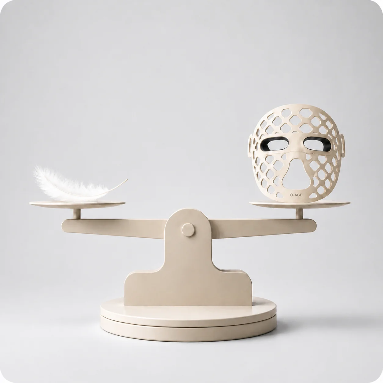 O-Age LED Mask weighs only 93 grams